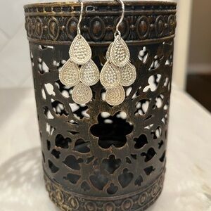 Anna Beck Sterling Silver Teardrop Earrings